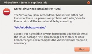 VirtualBox - Error In suplibOsInit
